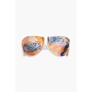 Zimmermann NWT Anneke Balconette Bra Bandana Print Orange